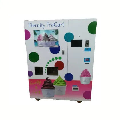 Hommy high quality commercial auto ice cream vending machine for hotel