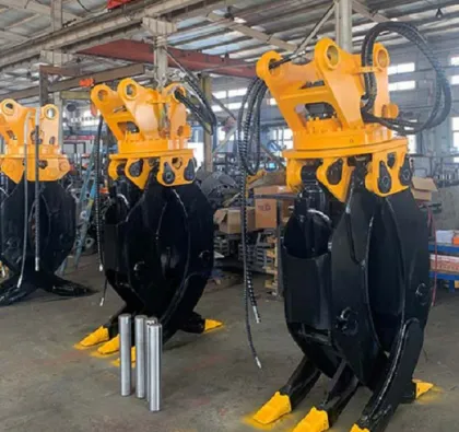 Excavator hydraulic Log Grapples