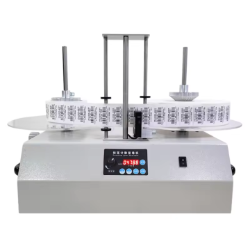 Automatic Label Rewinder with Counter for Reel to Reel Applications