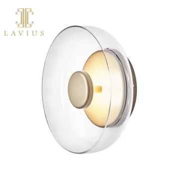 New fashion energy saving glass beside wall lamp