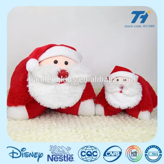 Decorative pillow of small size for Christmas gift --santa claus