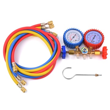 Set di calitteri al collettore CA a 3 vie per R134A R22 R12 R502