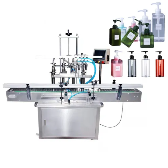 YK 4 Head Automatic Piston Pump Filling Machine for Lotion, Laundry Detergent, Shampoo, and Liquid Soap