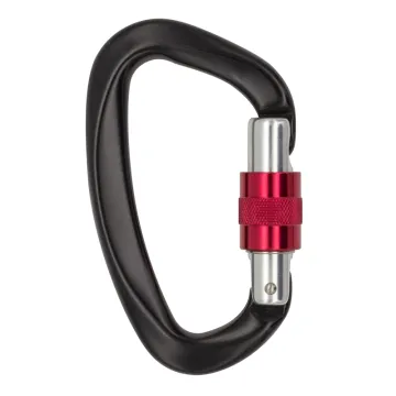 JENSAN 25KN 7075 Aluminum Carabiner: High-Quality, Ultra-Light Climbing Carabiner with Locking Feature