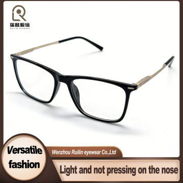 Lightweight TR90 Metal Glasses with Flexible Arms
