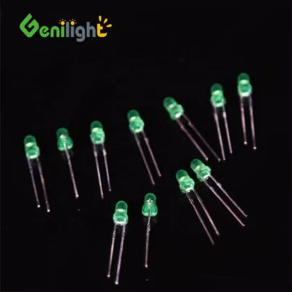 GREEN F3 LEDs - Diode LED Light Emitting Diode
