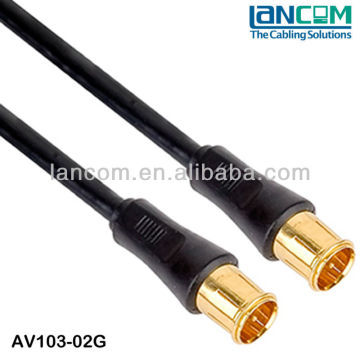 RG59 75ohm Gold Plated TV Coaxial Cable M/F