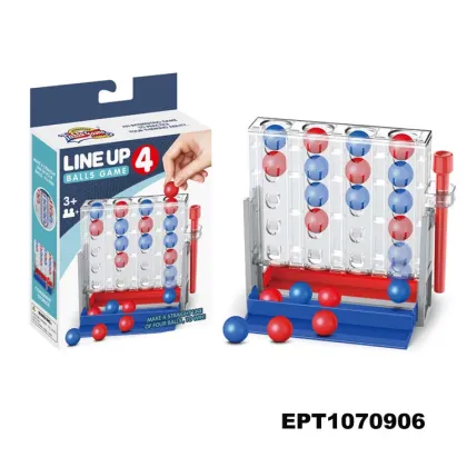 Promotional Dollartoys: Connect 4 - The Classic Push-4 Lineup Board Game for Logical Thinking and Fun
