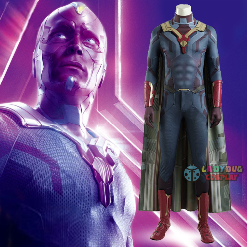 Marvel Cinematic Universe Vision Cosplay Costume