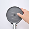 Round 4-Function Hand Shower with Large Panel and Self-Cleaning Nozzle
