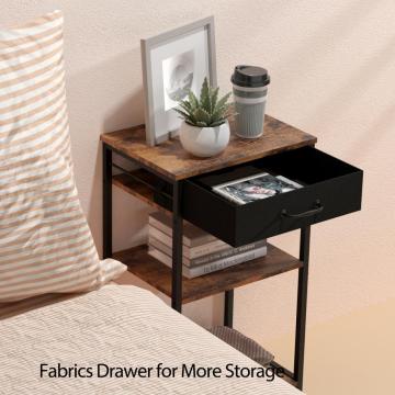 Industrial Printer Holder Table with Drawer