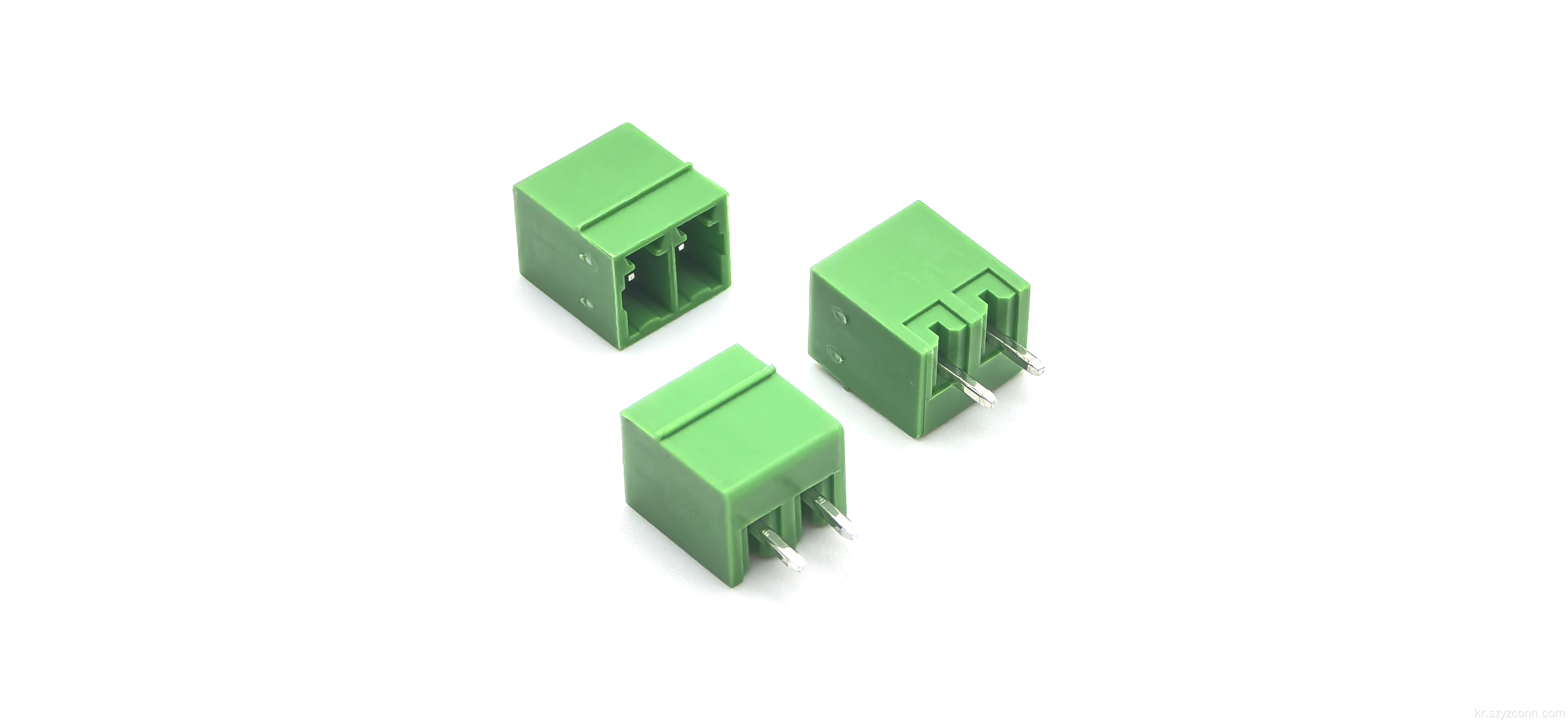 3.81mm 피치 플러그 가능 터미널 블록 Male 2P