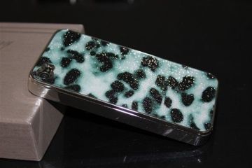 New Arrial Shimmery Leopard Aluminum Cases Covers For Iphone4/4s