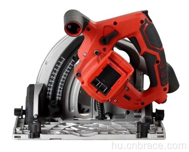 DC 20V vezeték nélküli kefe nélküli 165 mm -es pályás fűrész