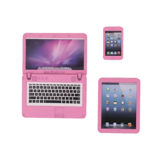 Wholesale Miniature Metal Toy: Foldable Alloy Computer & Doll House Furniture