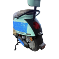 Mint-Green Electric Scooter with Retro Style
