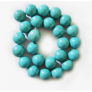 16MM Turquoise Round Beads