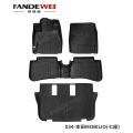 Rubberen autotapijt voor Honda Mobilio (7 stoelen)