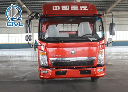 4.2m 109hp Red Color Van Truck
