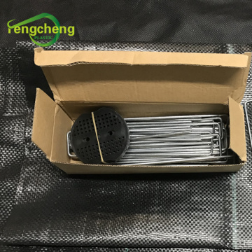 PE black plastic nails for weed cloth