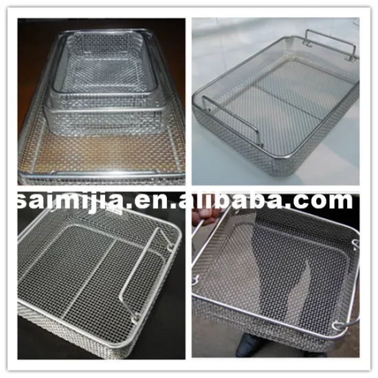 stainless steel wire mesh baskets/storage baskets