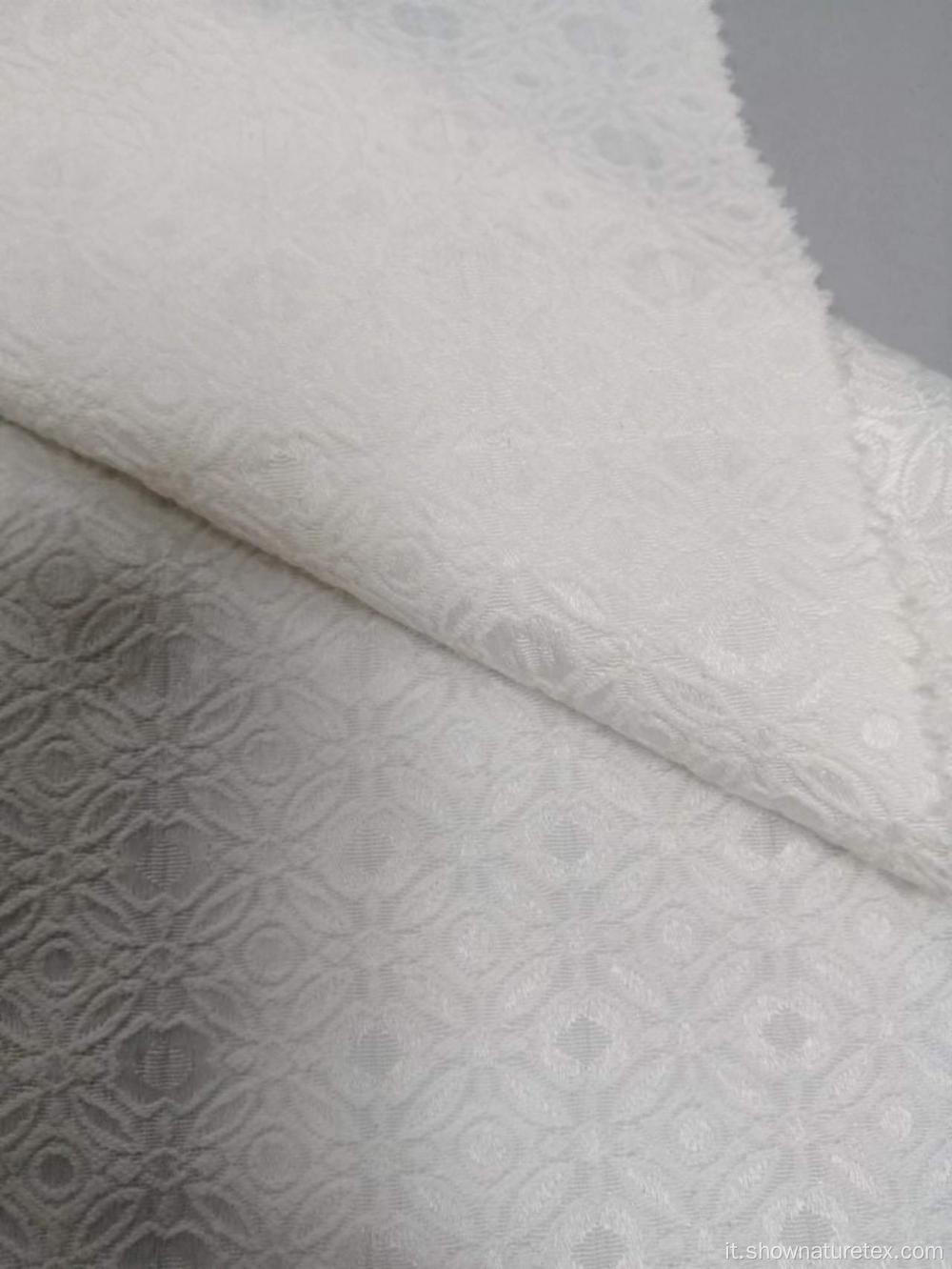 Tessuto jacquard in poliestere di cotone in poliestere per abito da donna