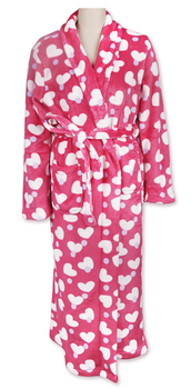 2015 new design flannel fleece bathrobe