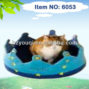 eco-friendly princess cat bed soft round pet products