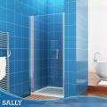 Sally Salle de bain Réunion de la salle de bain Douche de la porte de 6 mm pivotée de 6 mm