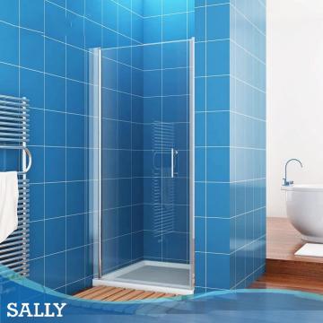 Sally Salle de bain Réunion de la salle de bain Douche de la porte de 6 mm pivotée de 6 mm