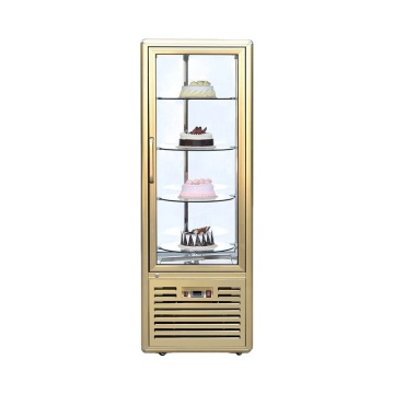 LED Light 4-Sided Glass Refrigerated Bakery Display Case