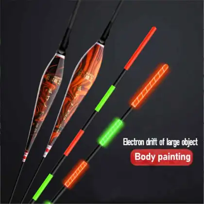 Colorful Highly Sensitive Luminous Fish Float - Day and Night
