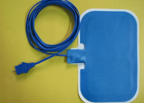 Bi-polar Surgical Grounding Pad / Esu Grounding Pad For Adult With Cable, Oem Blue Grounding Pad
