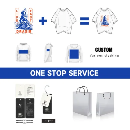 OEM&ODM Custom Logo Unisex Oversized Heavy Cotton T-Shirt