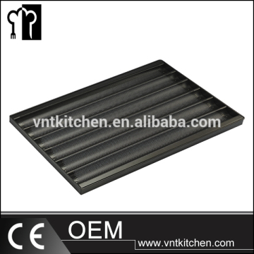 VNTH032 BAKEWARE नॉन-स्टिक 5 लोफ फ्रेंच बैगुएट ब्रेड पैन