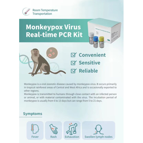 Kit de teste de reagentes de PCR de Monkeypox