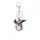 Pterosaur Gem Crystal Pendant Keyring