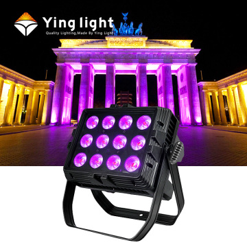 Wireless Waterproof RGBWA UV 6in1 LED Battery PAR Lights - 12x18W, 6
