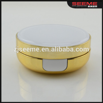 كوريا 15G جولة الفارغة البلاستيكية وسادة الهواء التجميلية العلبة حالة مسحوق مضغوط الرطب لكريمة/CC مع مرآة