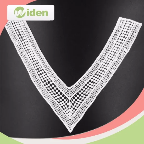 Customized Water Soluble Cotton Collar Lace for Blouse