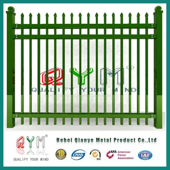 Picket Welded Fence/ Wrought Iron Picket Fences