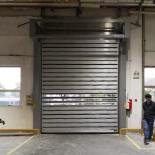 Spiral Aluminium Pintu Perindustrian Kekerapan Tinggi