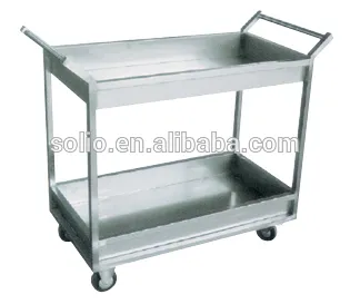 stainless steel cart with wheels/ shopping cart/ trolley cart/ meat cart