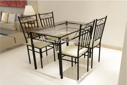 dining table indoor simple model soft seat living room dining furnishings