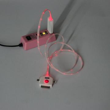 3in1 Light up USB Cable Charger for iPhone iPad Samsung Many Smartphones