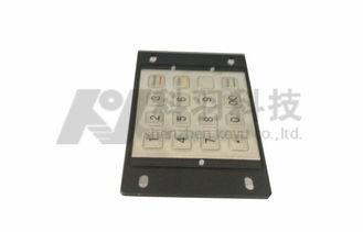 USB Metal Encrypted Pin Pad IP65 For Vending Kiosk , PCI EP