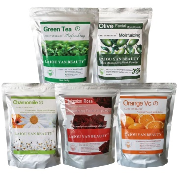 Bubuk Topeng Wajah Alami Grosir - Pemutih, Kolagen, Anti -Penuaan, Hydrating Spa Mask
