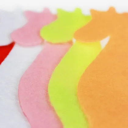 Felt giraffe craft assortment