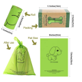 Bolsa de caca de perro compostable