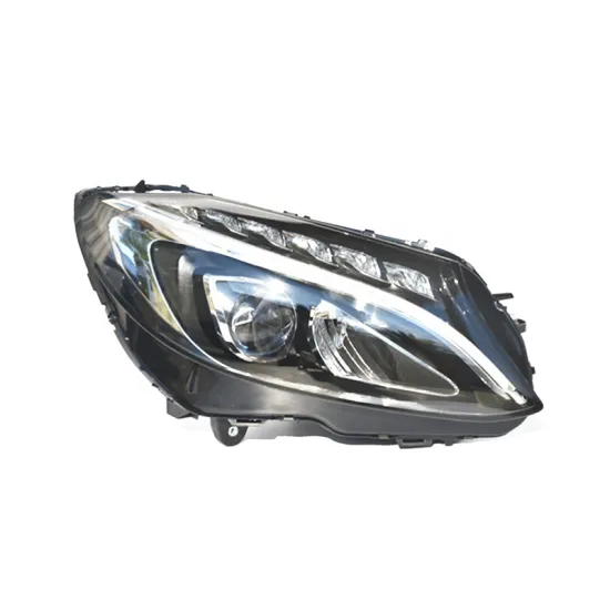 Left Right Pair Xenon HID Headlight for Mercedes Benz C Class W205 2015